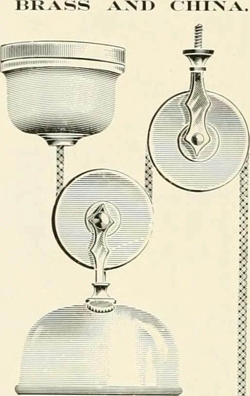 An illustration from Electric fixtures & glassware : F & G section, 13th ed., 1911, leaf 23