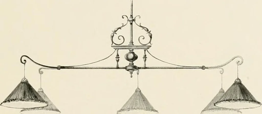 An illustration from Electric fixtures & glassware : F & G section, 13th ed., 1911, leaf 230