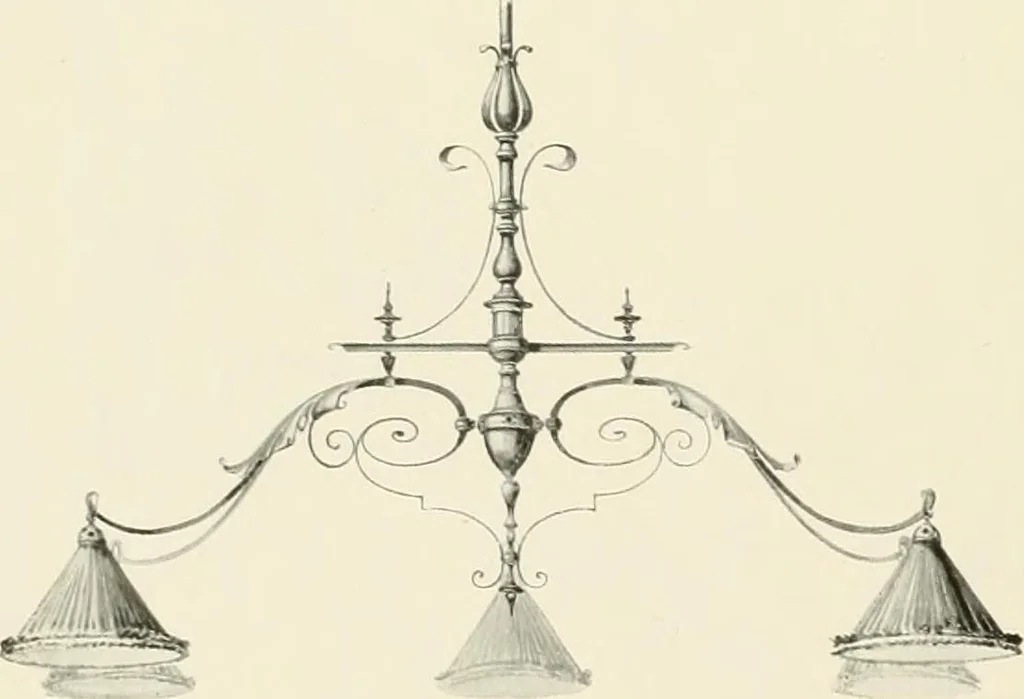 An illustration from Electric fixtures & glassware : F & G section, 13th ed., 1911, leaf 231