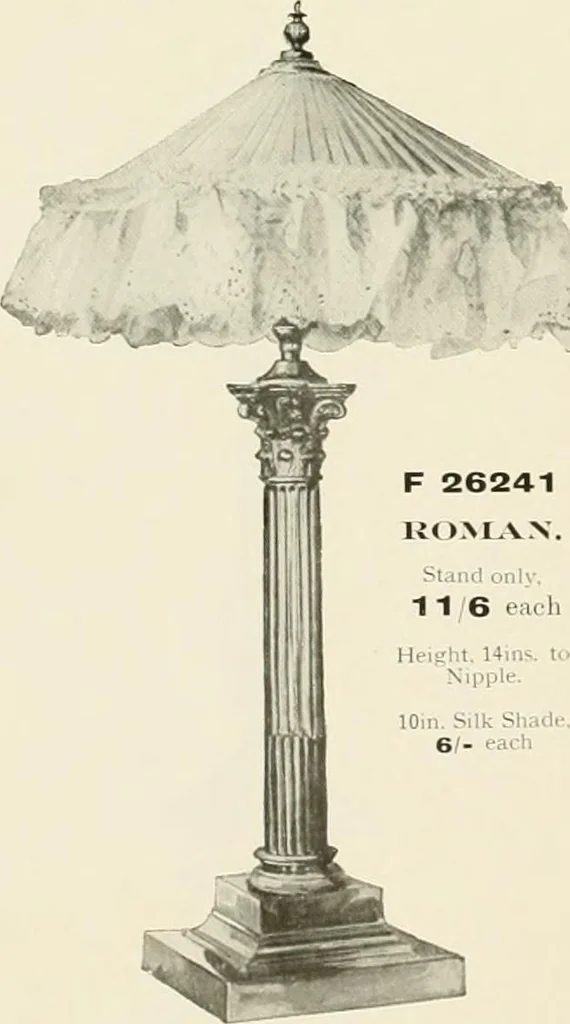 An illustration from Electric fixtures & glassware : F & G section, 13th ed., 1911, leaf 235