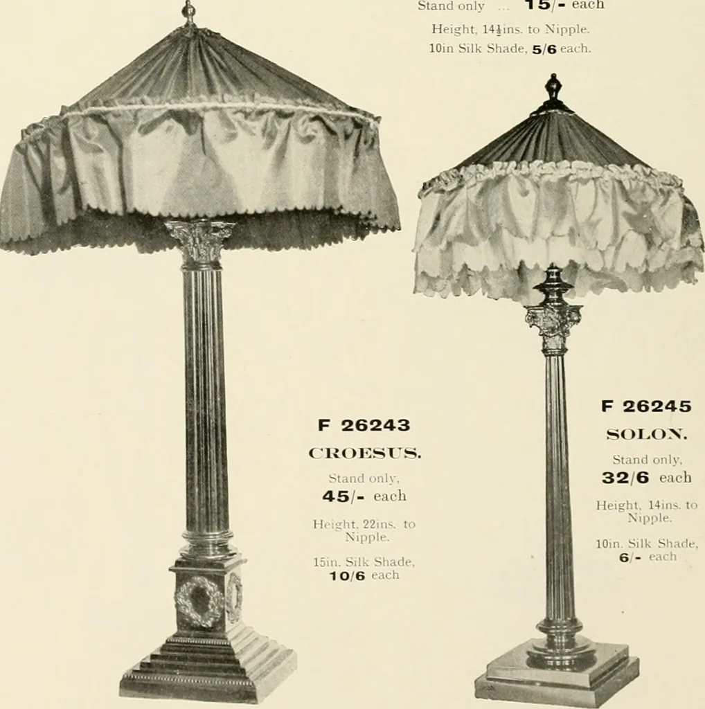 An illustration from Electric fixtures & glassware : F & G section, 13th ed., 1911, leaf 235