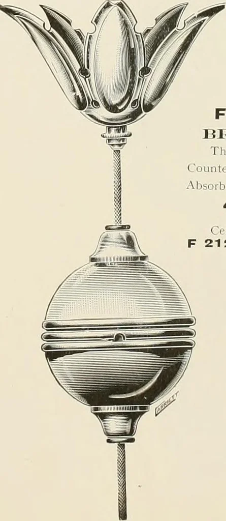 An illustration from Electric fixtures & glassware : F & G section, 13th ed., 1911, leaf 24