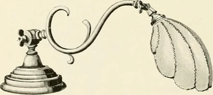 An illustration from Electric fixtures & glassware : F & G section, 13th ed., 1911, leaf 243