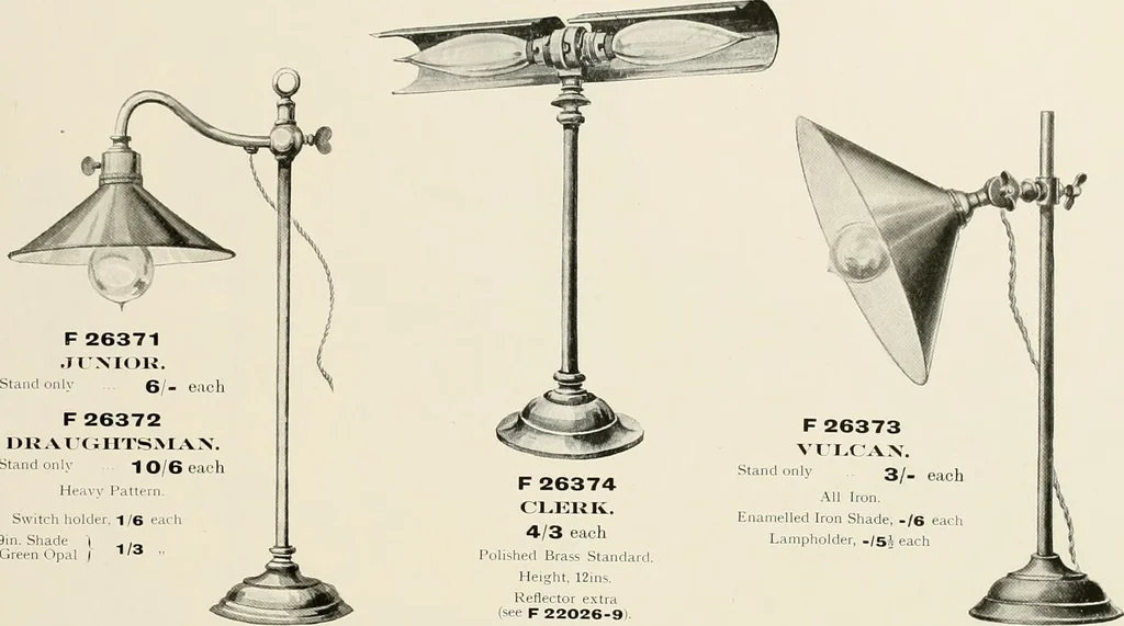 An illustration from Electric fixtures & glassware : F & G section, 13th ed., 1911, leaf 244