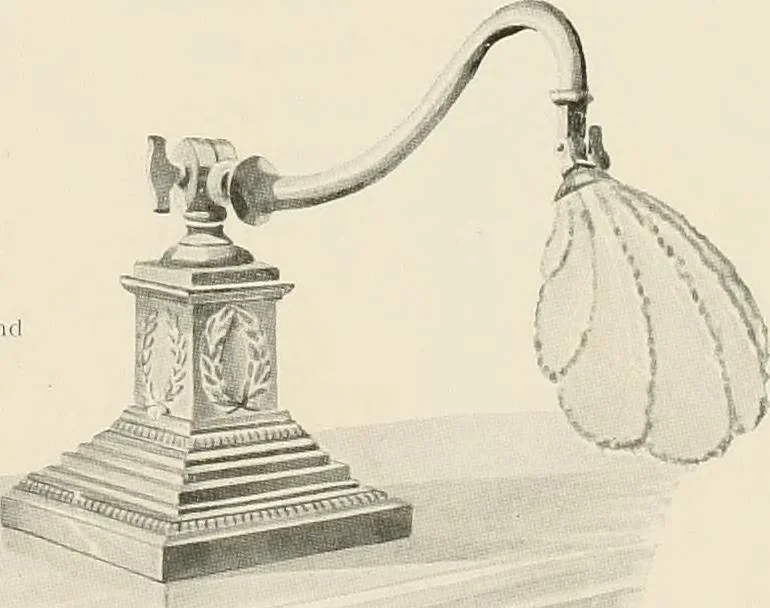 An illustration from Electric fixtures & glassware : F & G section, 13th ed., 1911, leaf 246