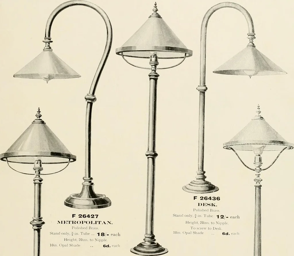 An illustration from Electric fixtures & glassware : F & G section, 13th ed., 1911, leaf 248