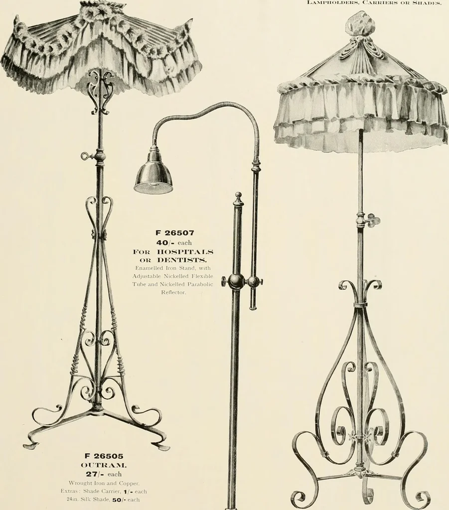 An illustration from Electric fixtures & glassware : F & G section, 13th ed., 1911, leaf 256