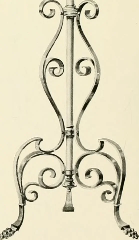 An illustration from Electric fixtures & glassware : F & G section, 13th ed., 1911, leaf 257