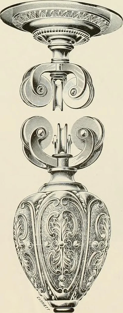 An illustration from Electric fixtures & glassware : F & G section, 13th ed., 1911, leaf 26