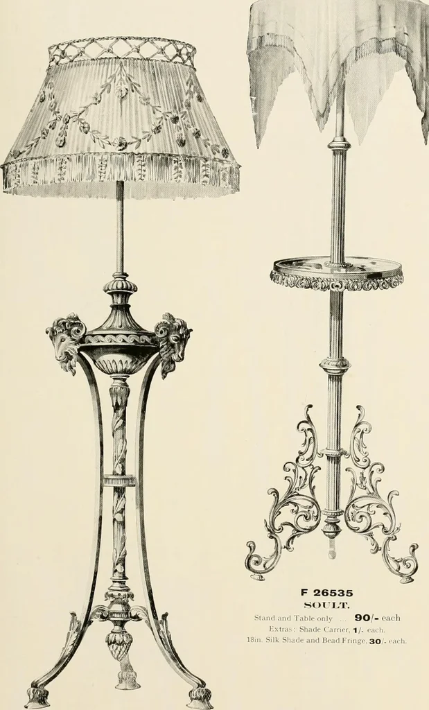 An illustration from Electric fixtures & glassware : F & G section, 13th ed., 1911, leaf 260
