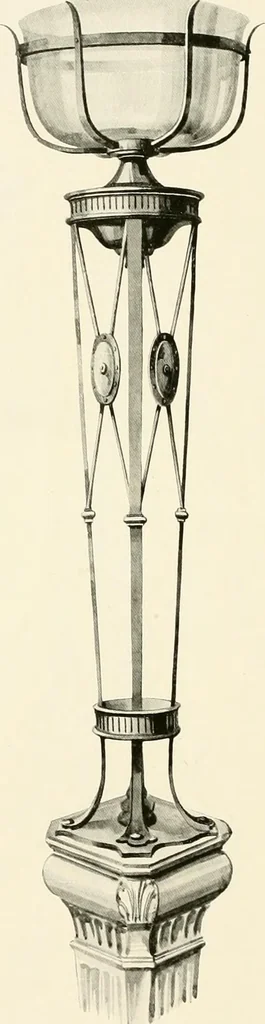 An illustration from Electric fixtures & glassware : F & G section, 13th ed., 1911, leaf 261