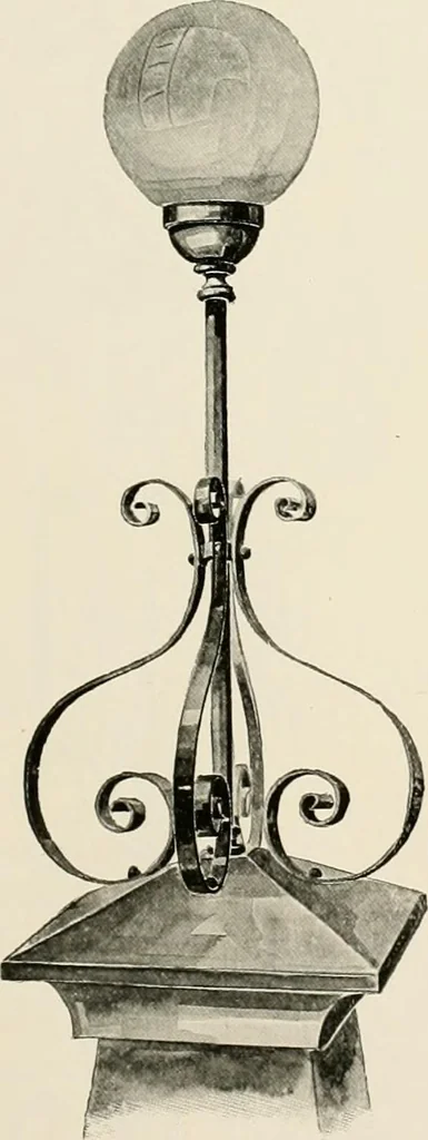 An illustration from Electric fixtures & glassware : F & G section, 13th ed., 1911, leaf 262
