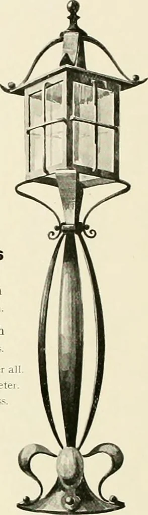 An illustration from Electric fixtures & glassware : F & G section, 13th ed., 1911, leaf 263