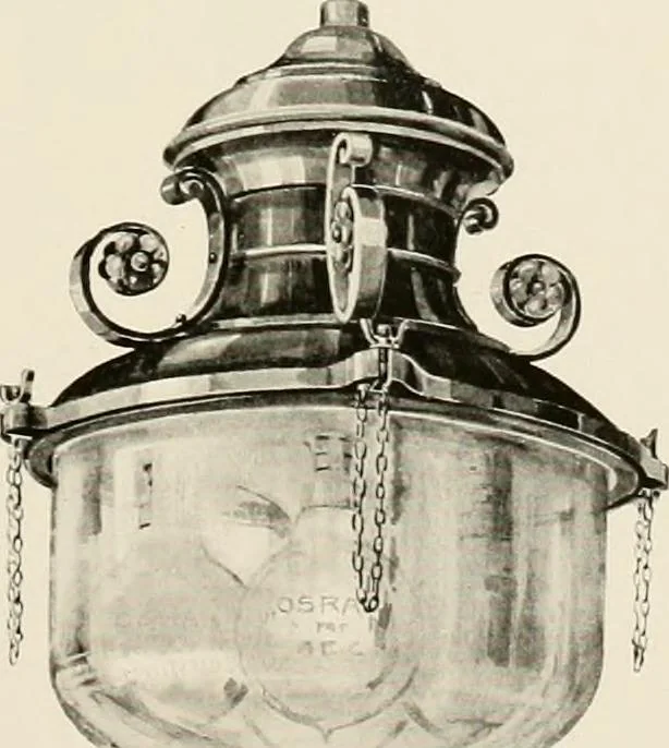 An illustration from Electric fixtures & glassware : F & G section, 13th ed., 1911, leaf 264