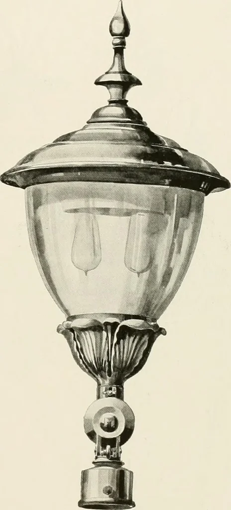 An illustration from Electric fixtures & glassware : F & G section, 13th ed., 1911, leaf 264