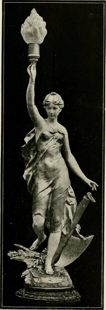 An illustration from Electric fixtures & glassware : F & G section, 13th ed., 1911, leaf 272