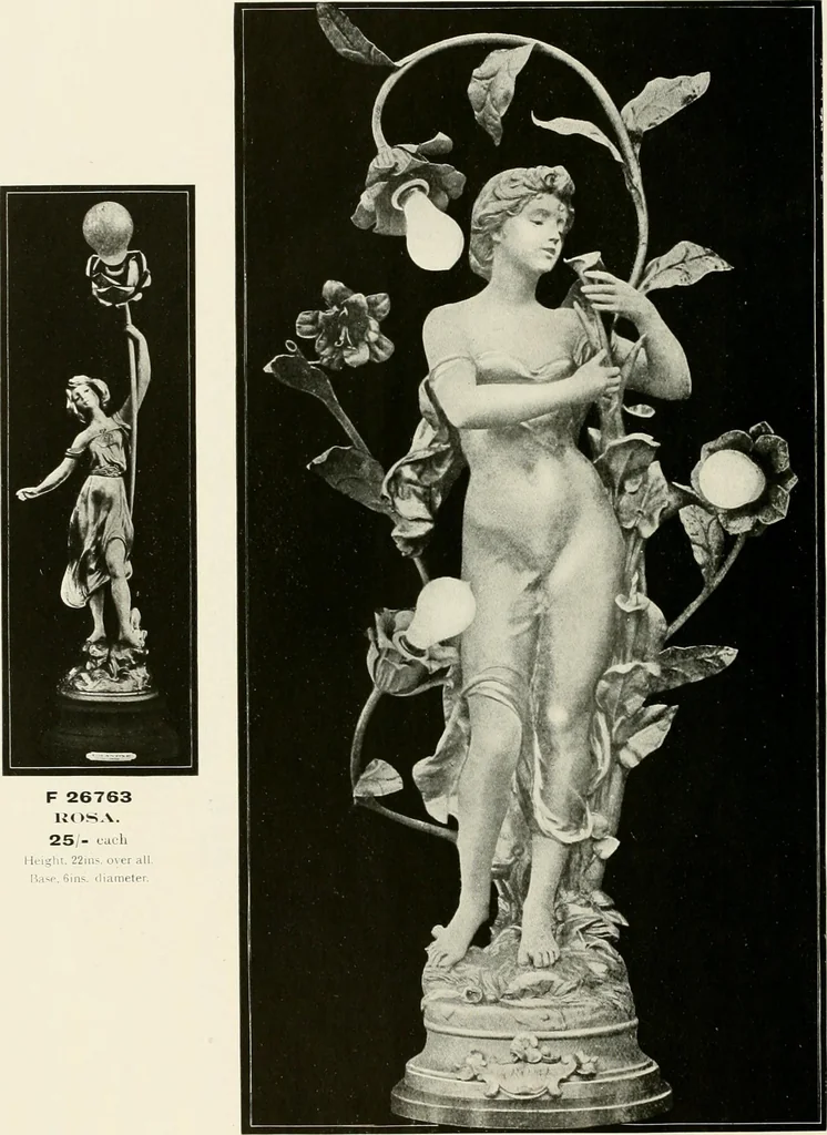 An illustration from Electric fixtures & glassware : F & G section, 13th ed., 1911, leaf 275