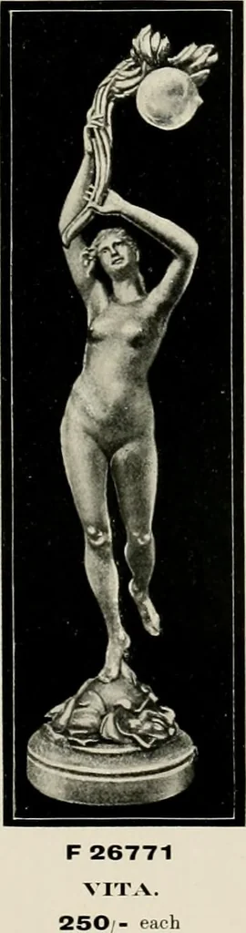 An illustration from Electric fixtures & glassware : F & G section, 13th ed., 1911, leaf 276