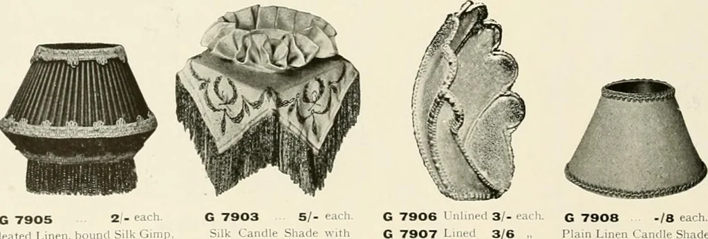An illustration from Electric fixtures & glassware : F & G section, 13th ed., 1911, leaf 279