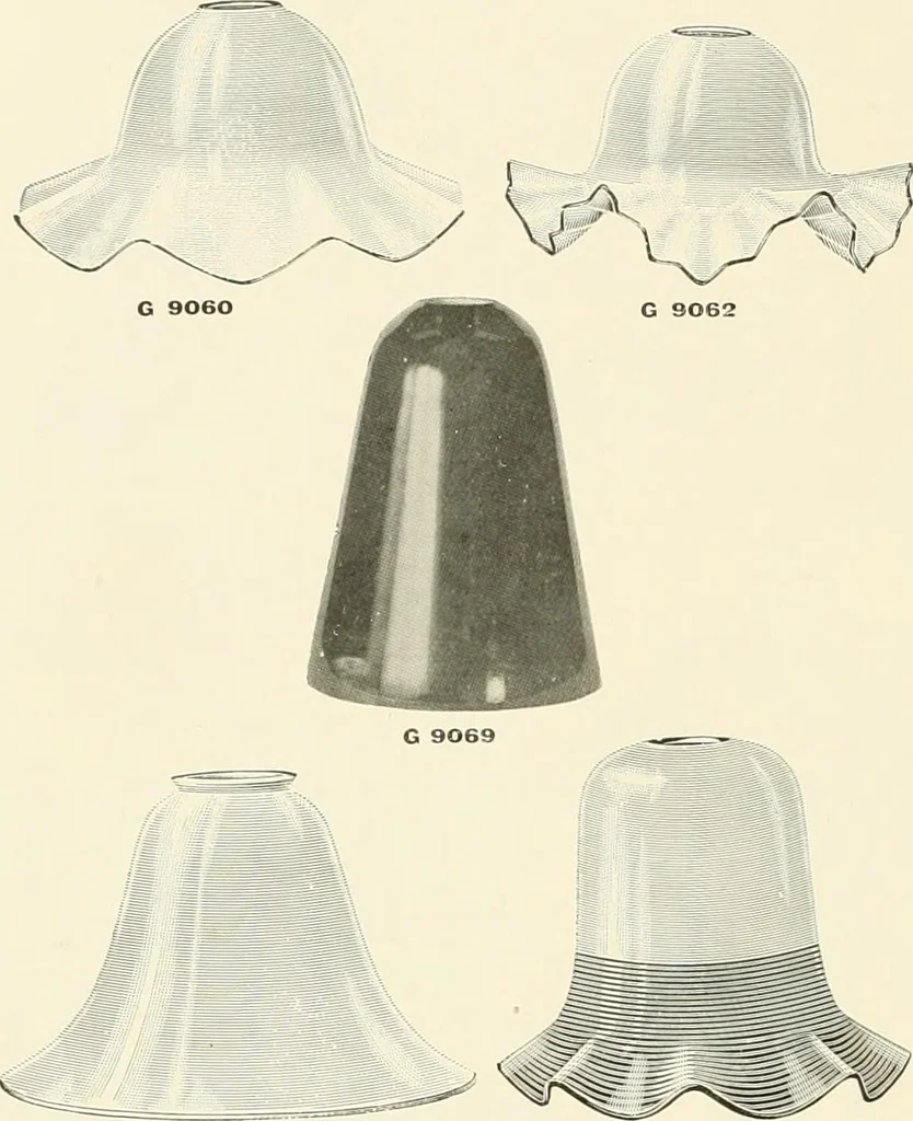 An illustration from Electric fixtures & glassware : F & G section, 13th ed., 1911, leaf 283