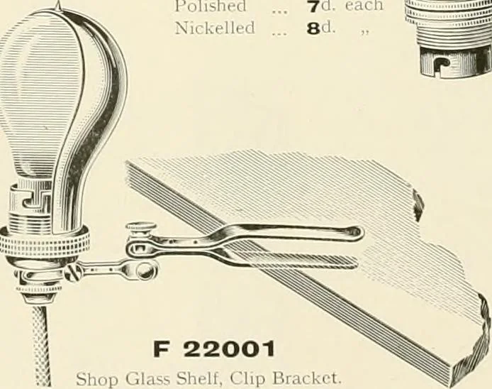 An illustration from Electric fixtures & glassware : F & G section, 13th ed., 1911, leaf 31