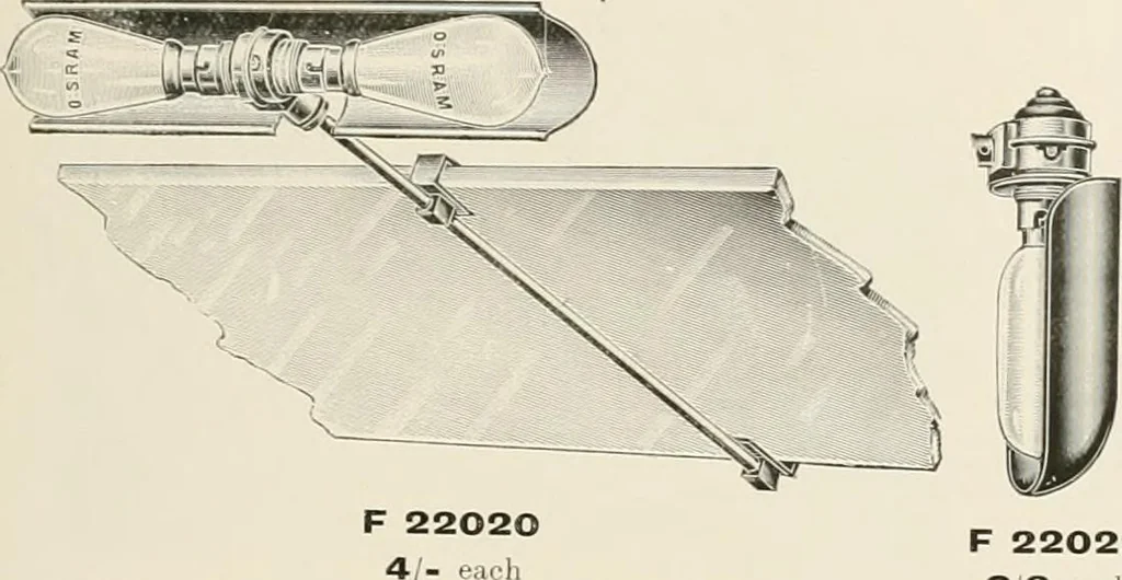 An illustration from Electric fixtures & glassware : F & G section, 13th ed., 1911, leaf 32