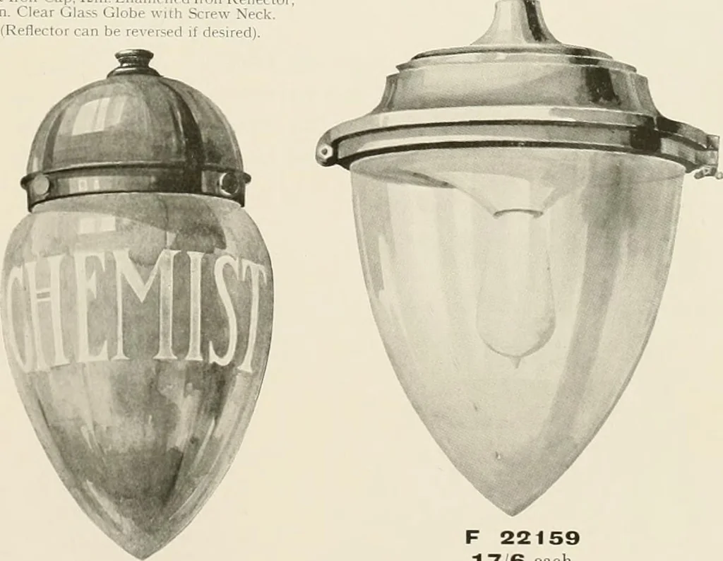 An illustration from Electric fixtures & glassware : F & G section, 13th ed., 1911, leaf 42