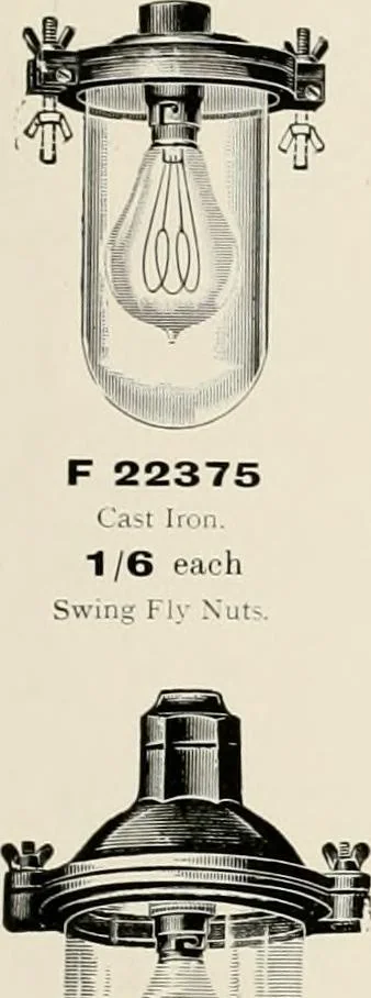 An illustration from Electric fixtures & glassware : F & G section, 13th ed., 1911, leaf 48