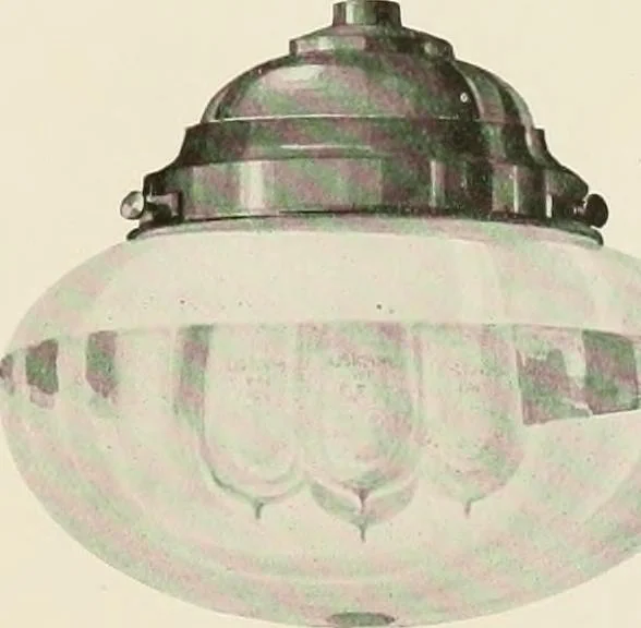 An illustration from Electric fixtures & glassware : F & G section, 13th ed., 1911, leaf 52