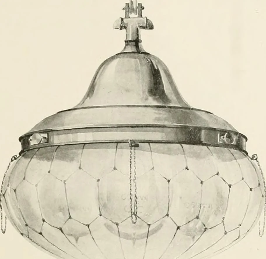 An illustration from Electric fixtures & glassware : F & G section, 13th ed., 1911, leaf 54