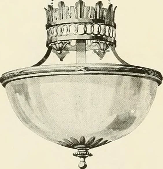 An illustration from Electric fixtures & glassware : F & G section, 13th ed., 1911, leaf 69