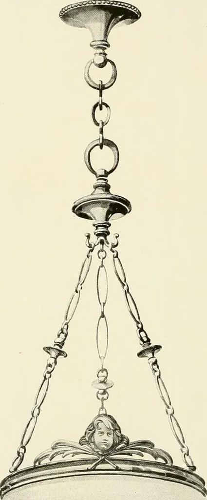 An illustration from Electric fixtures & glassware : F & G section, 13th ed., 1911, leaf 69
