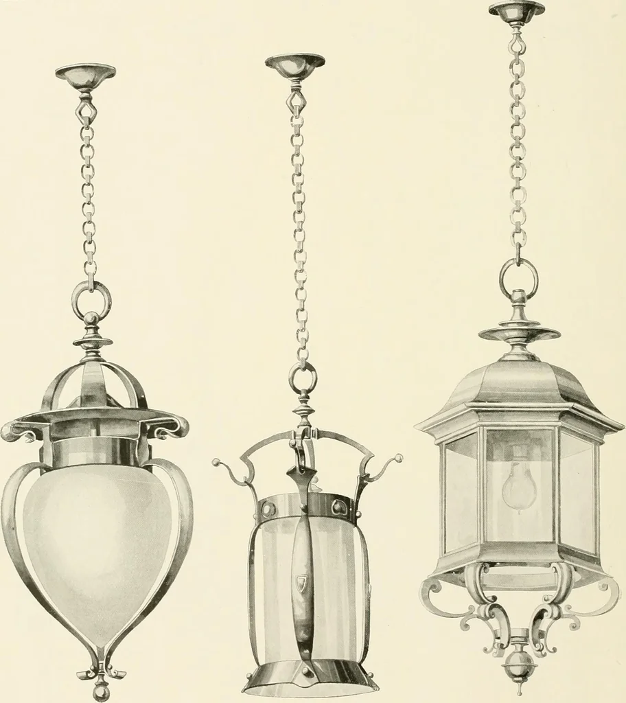 An illustration from Electric fixtures & glassware : F & G section, 13th ed., 1911, leaf 73
