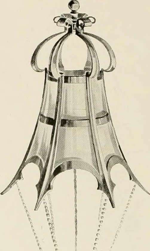 An illustration from Electric fixtures & glassware : F & G section, 13th ed., 1911, leaf 74