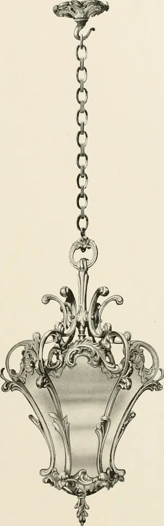 An illustration from Electric fixtures & glassware : F & G section, 13th ed., 1911, leaf 74