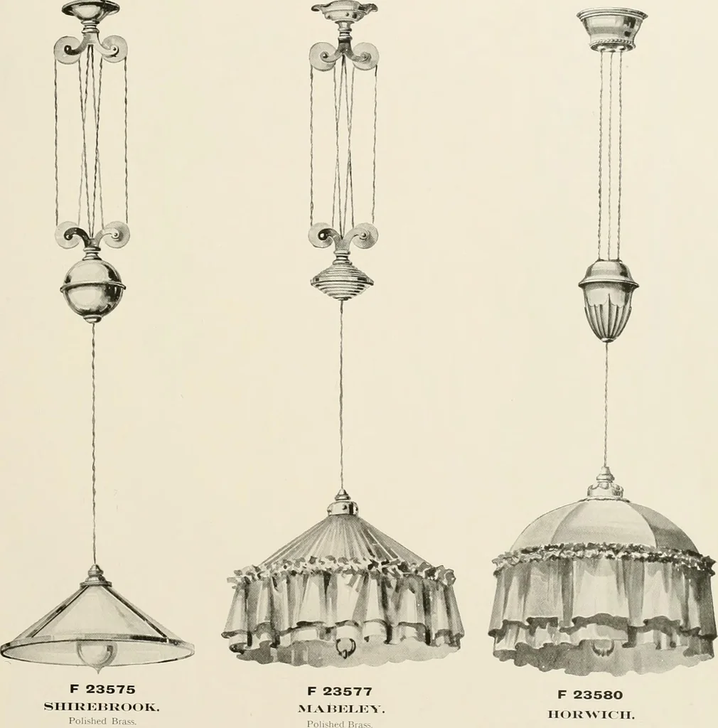 An illustration from Electric fixtures & glassware : F & G section, 13th ed., 1911, leaf 86