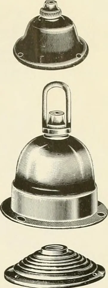An illustration from Electric fixtures & glassware : F & G section, 13th ed., 1911, leaf 9