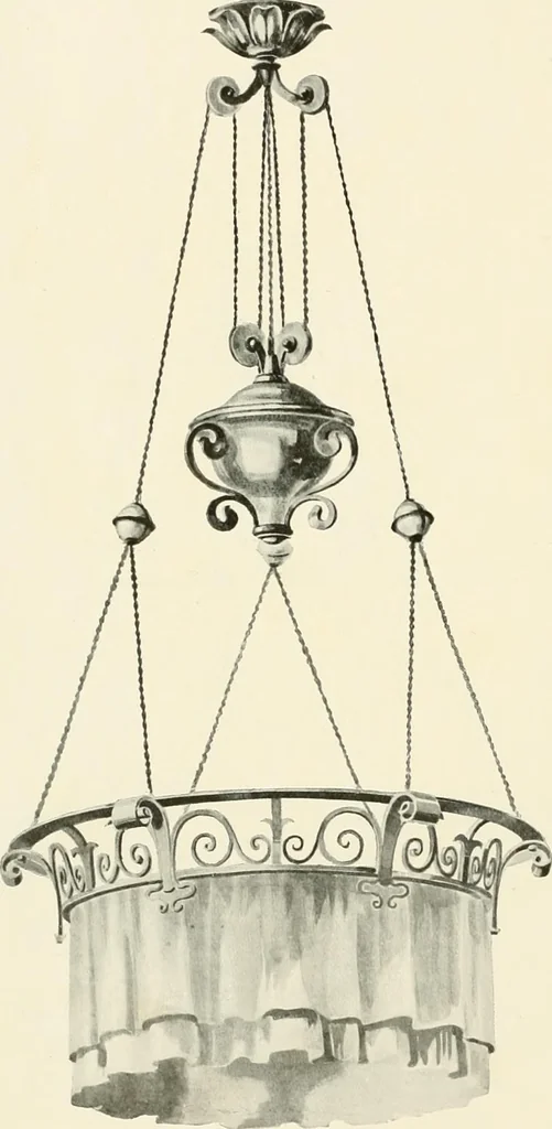 An illustration from Electric fixtures & glassware : F & G section, 13th ed., 1911, leaf 91