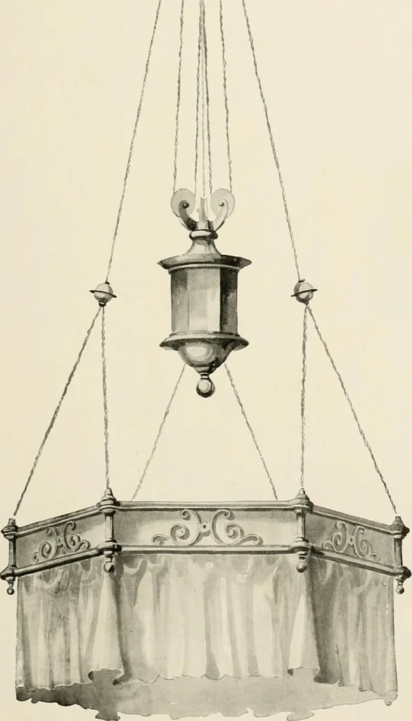 An illustration from Electric fixtures & glassware : F & G section, 13th ed., 1911, leaf 92