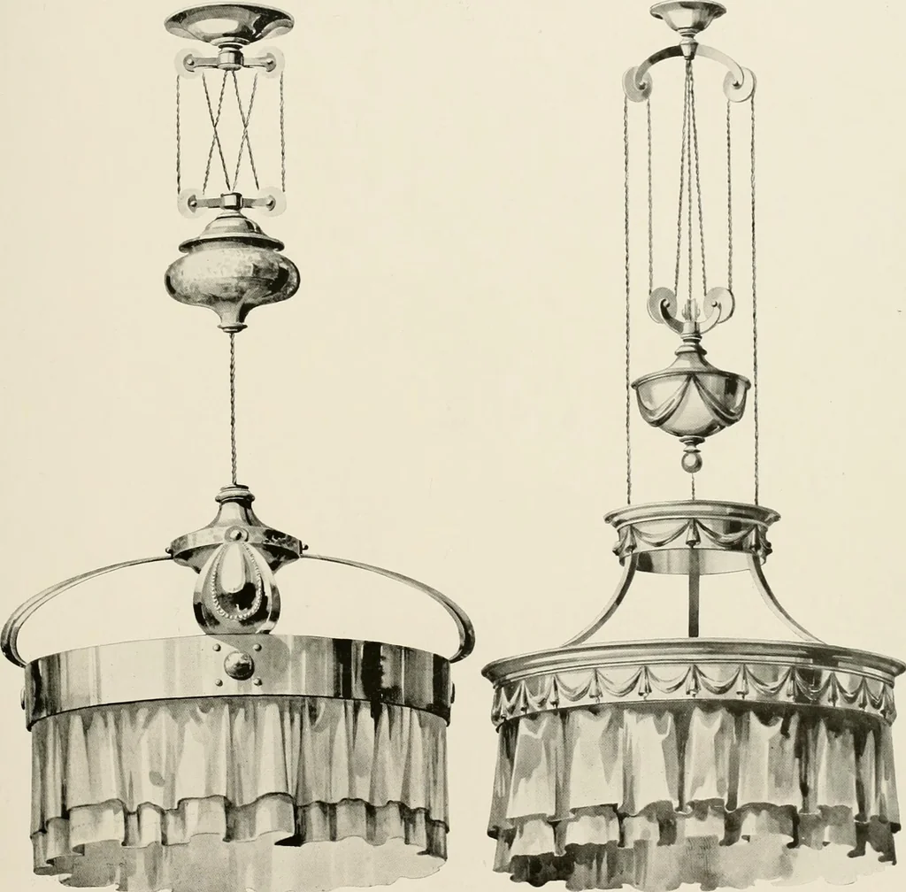 An illustration from Electric fixtures & glassware : F & G section, 13th ed., 1911, leaf 94