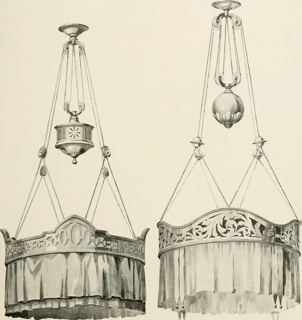 An illustration from Electric fixtures & glassware : F & G section, 13th ed., 1911, leaf 98