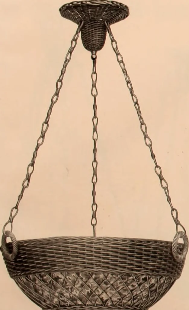 An illustration from Electric, gas, and combination lighting fixtures : table lamps, floor lamps, electrical wiring material, lighting glassware / Sears, Roebuck and Co., 1900, leaf 12