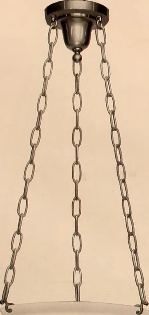 An illustration from Electric, gas, and combination lighting fixtures : table lamps, floor lamps, electrical wiring material, lighting glassware / Sears, Roebuck and Co., 1900, leaf 6