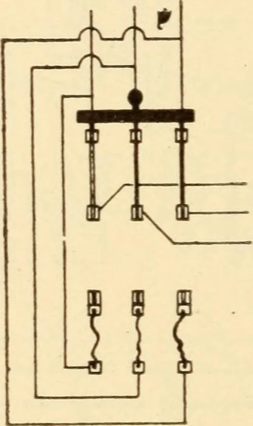 An illustration from Electricians' operating and testing manual;, 1910, leaf 100