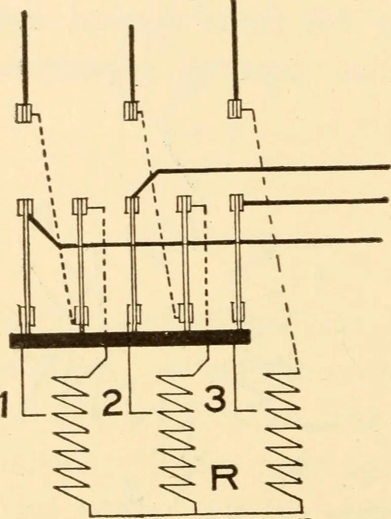 An illustration from Electricians' operating and testing manual;, 1910, leaf 102