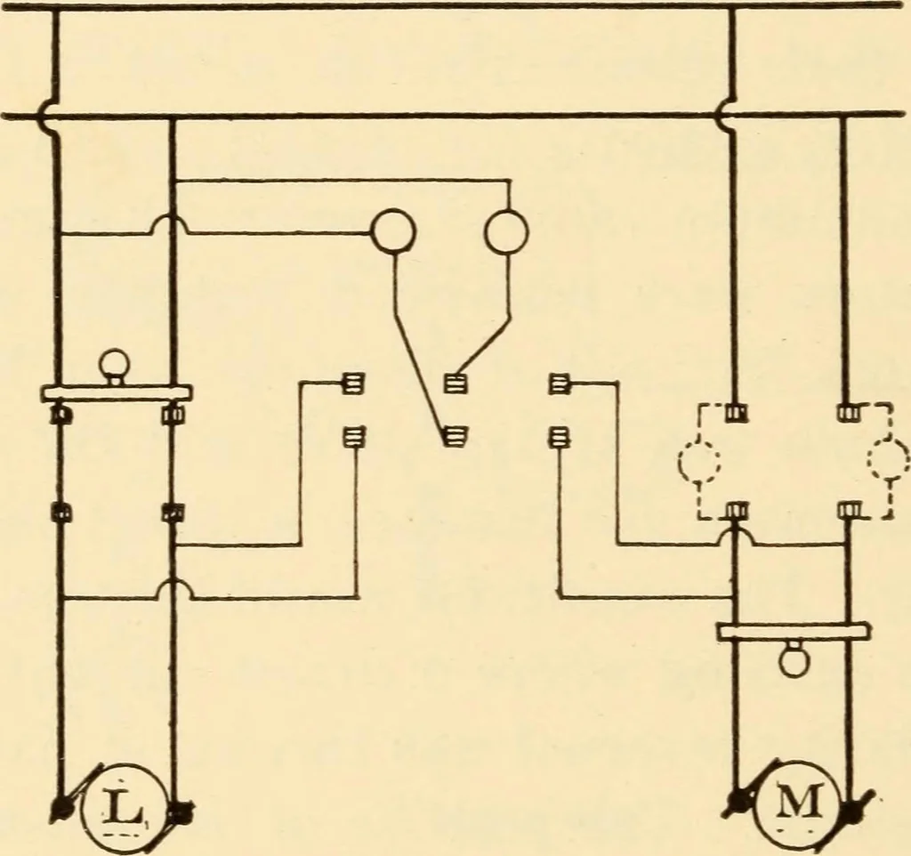 An illustration from Electricians' operating and testing manual;, 1910, leaf 138