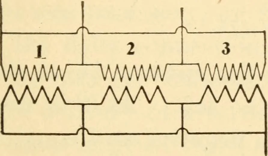 An illustration from Electricians' operating and testing manual;, 1910, leaf 165
