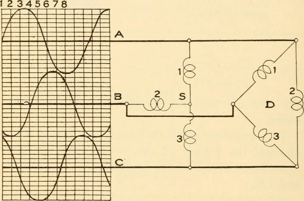 An illustration from Electricians' operating and testing manual;, 1910, leaf 166