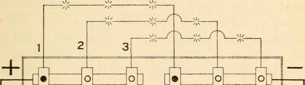 An illustration from Electricians' operating and testing manual;, 1910, leaf 213