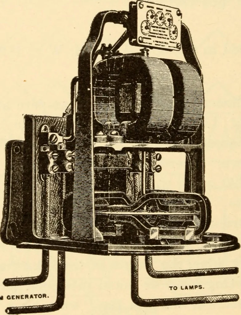 An illustration from Electricians' operating and testing manual;, 1910, leaf 312